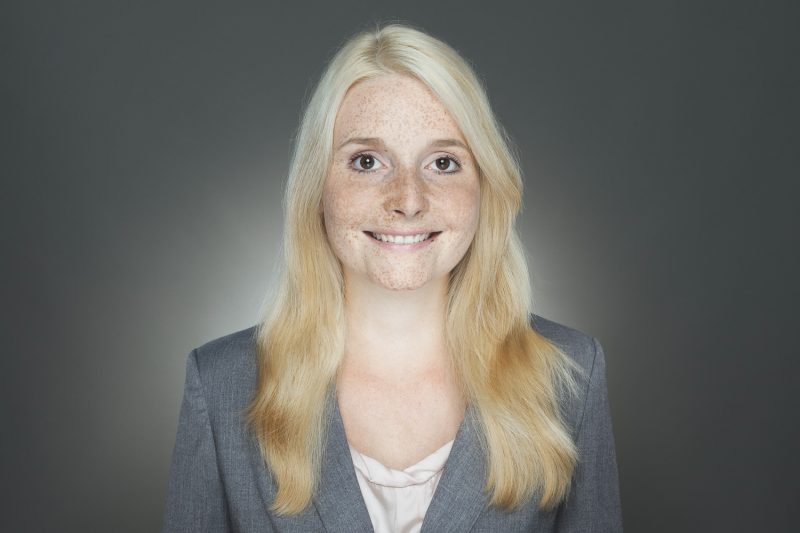 Professionelles Bewerbungsfoto einer Frau