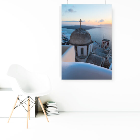 Wandbild Santorini Thira