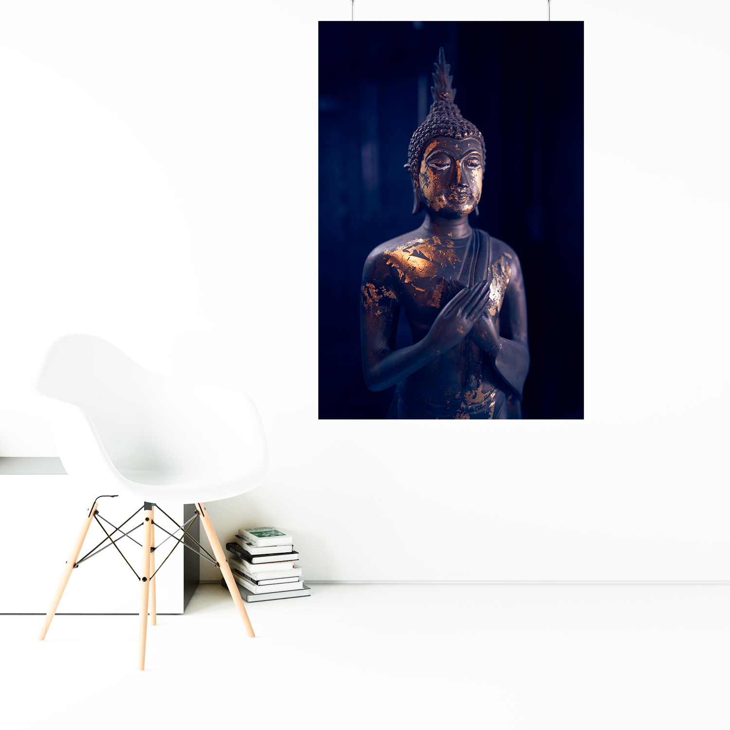 Wandbild Buddha
