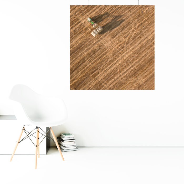 Wandbild: Traktor