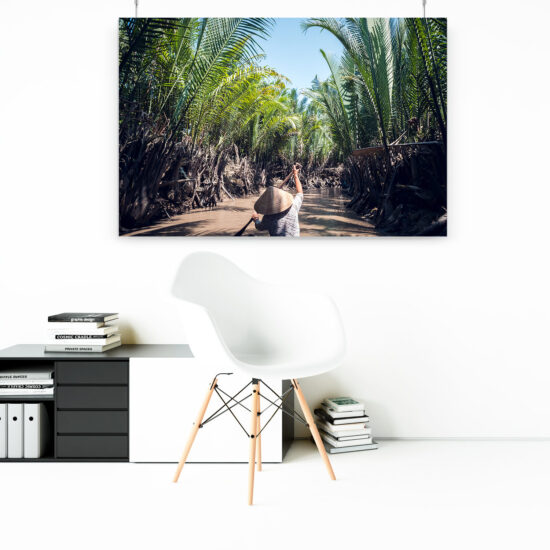Wandbild: Vietnam Boat