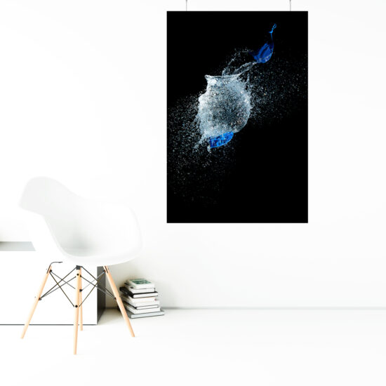 Wandbild: Wasserbombe