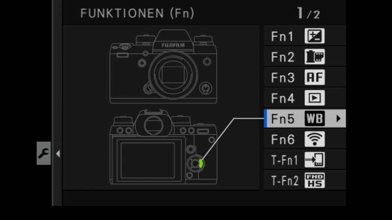 Fujifilm Einstellungen Kurs 21 Fujifilm X-T5 Einstellnugen Custom Function Buttons