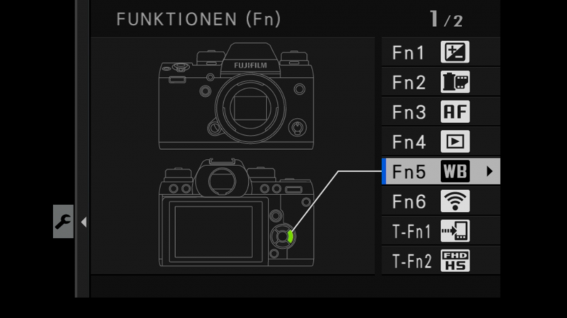 Fujifilm X100VI Einstellungen Custom Function Buttons