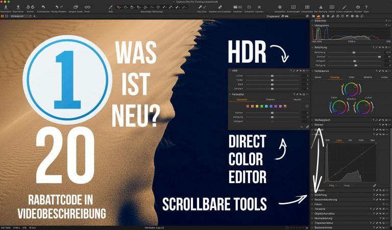 Capture One Pro 20 Rabatt