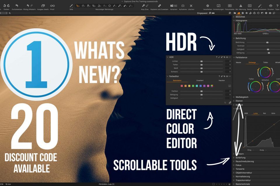 Capture One Pro 20 discount