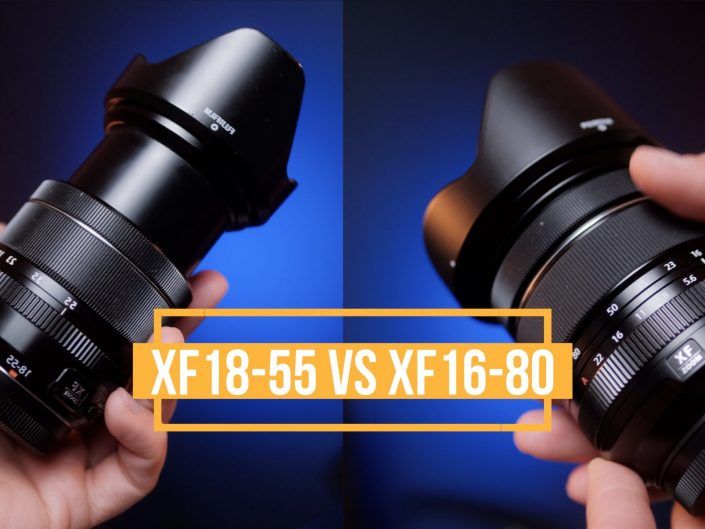 Fuji XF18-55 vs. XF16-80