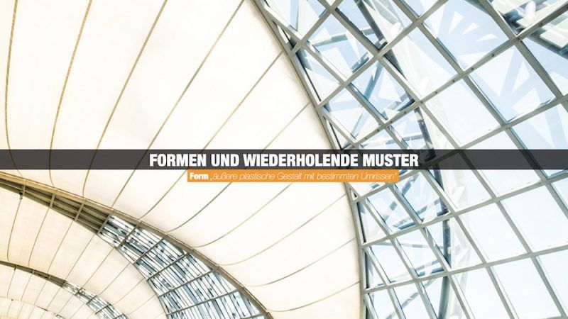 fotografisches Sehen Videokurs 12 fotografisches Sehen Videokurs Masterclass Formen und wiederholende Muster