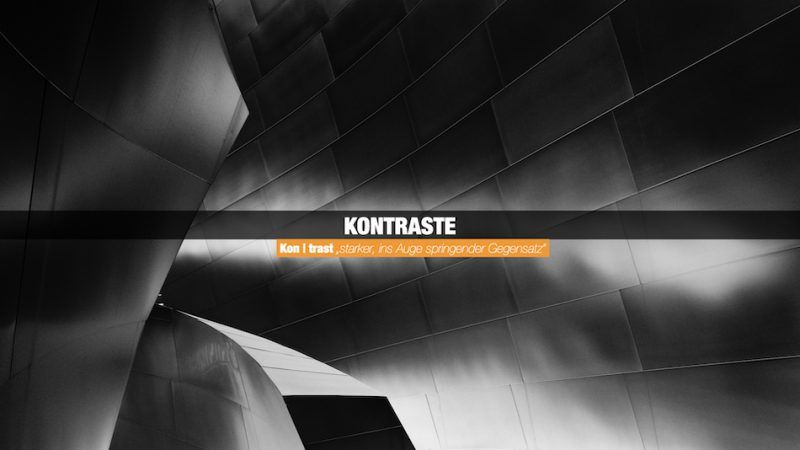 fotografisches Sehen Videokurs 14 fotografisches Sehen Videokurs Masterclass Kapitel Kontraste