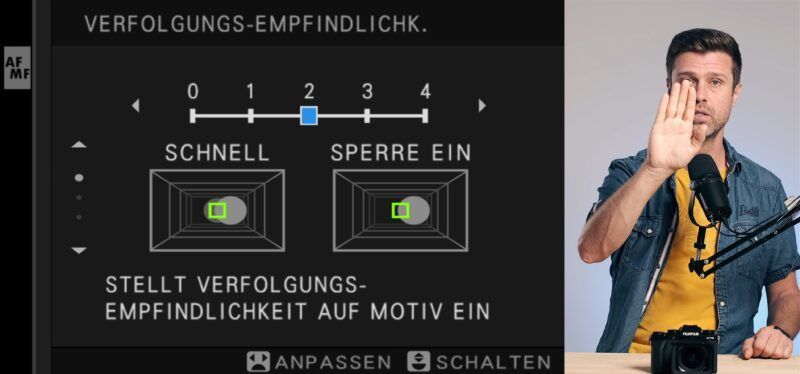 Fujifilm Menu Erklärung AF-C 06