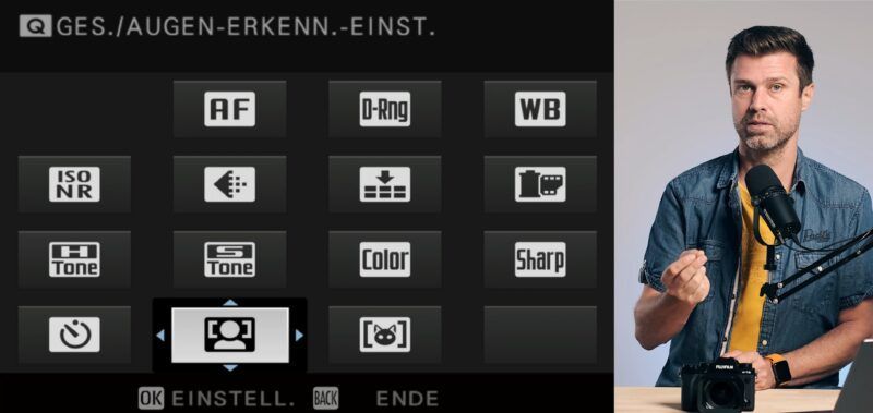 Fujifilm Einstellungen Kurs 20 Fujifilm Menu Erklärung Quickmenu 06