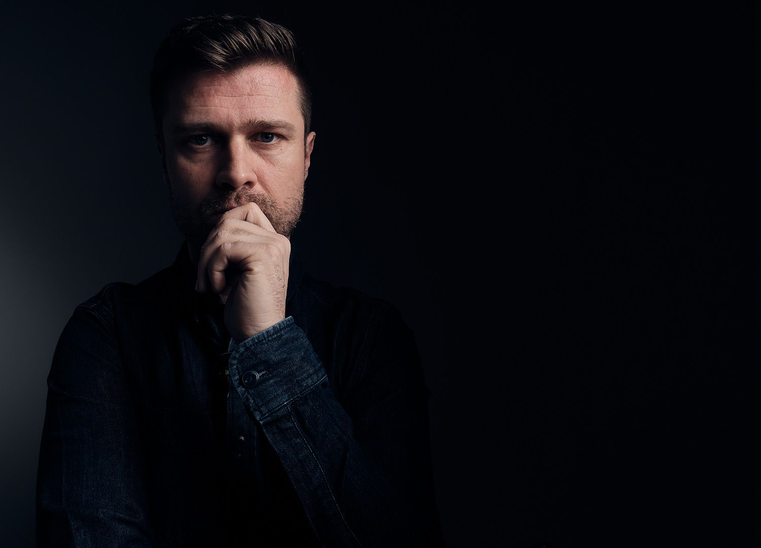 Studio photography with a lighting setup