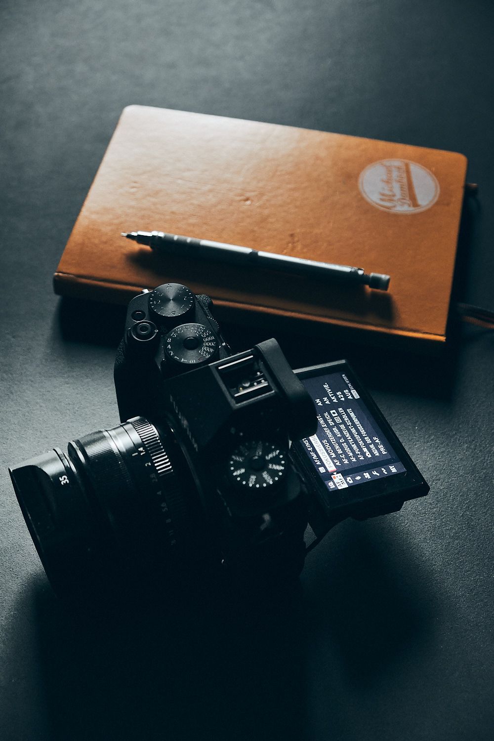 Fujifilm Kamera von der Seite
