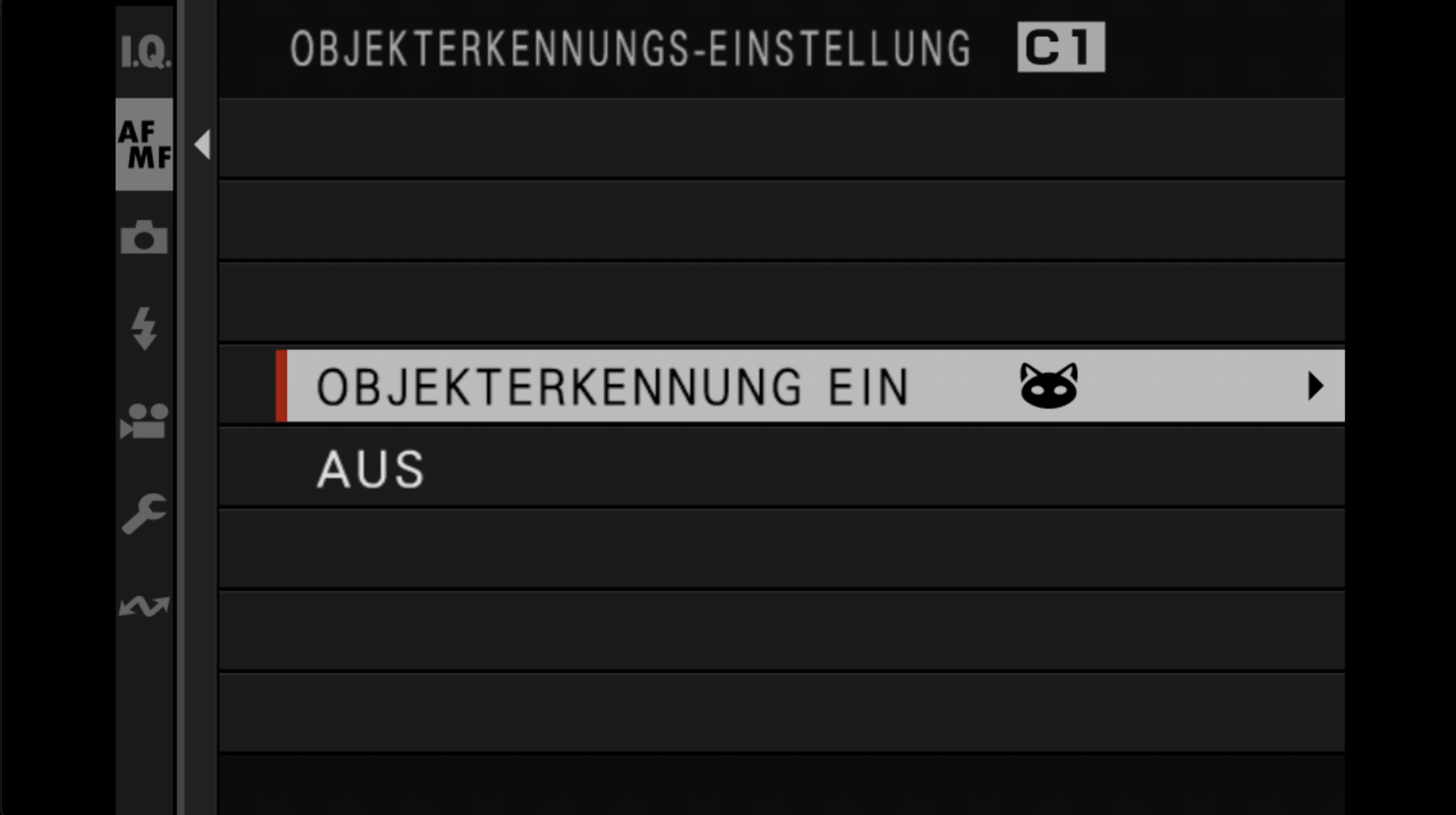 Fujifilm X-T5 Autofokus Objekterkennung