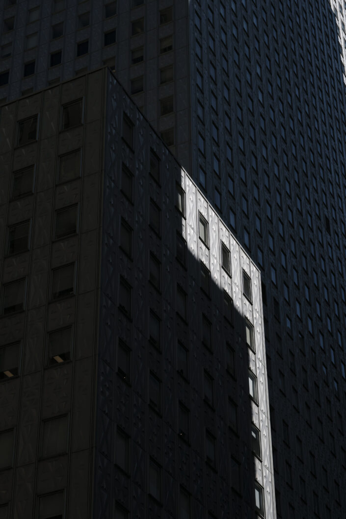 New York als Schwarz Weiß Fotografie mit hohem Kontrast