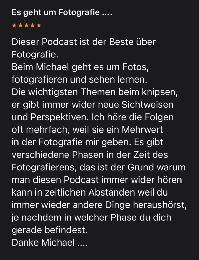 Coffee and Cameras der Fotografie Podcast 8