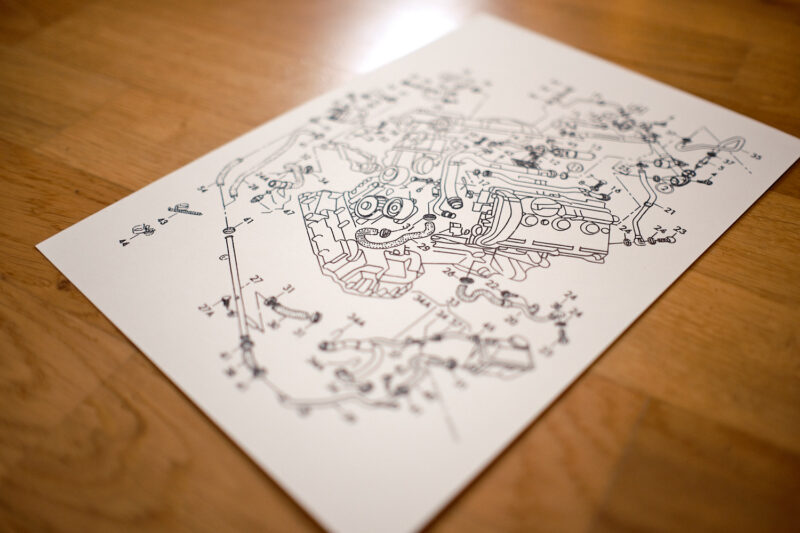 Stiftplotter Workshop in Stuttgart 5 Detailzeichnung mit Plotter