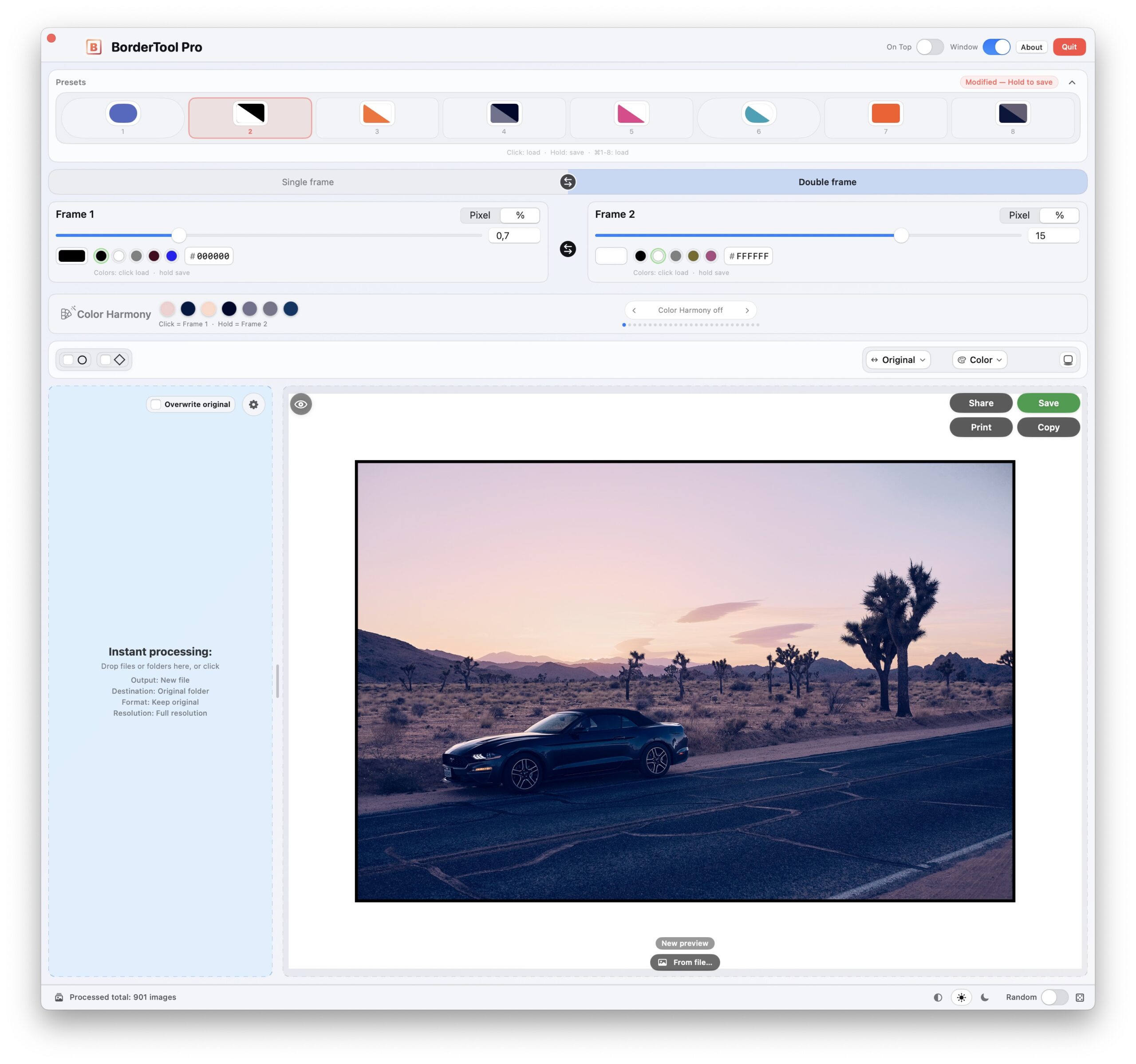 BorderTool Pro Light Mode