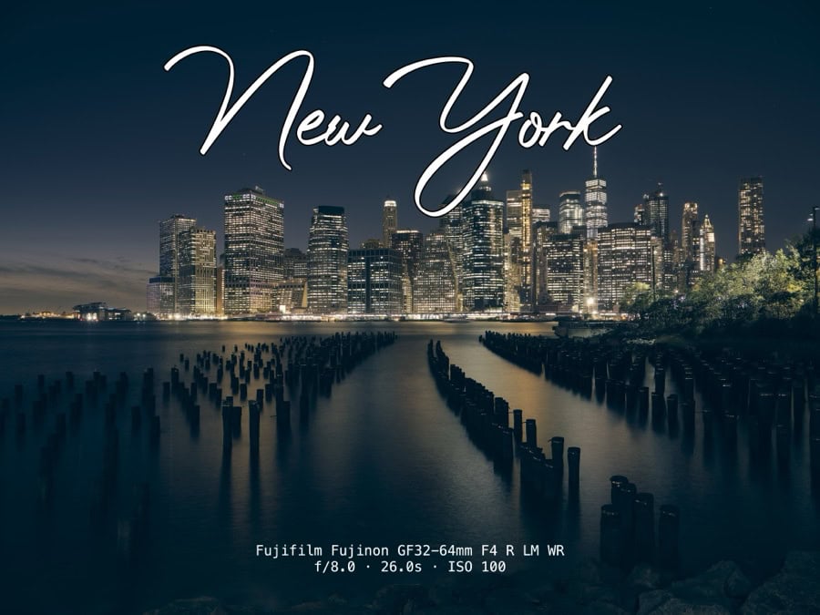 BatchMark Pro Beispiel: Elegantes Script-Wasserzeichen auf Langzeitbelichtung