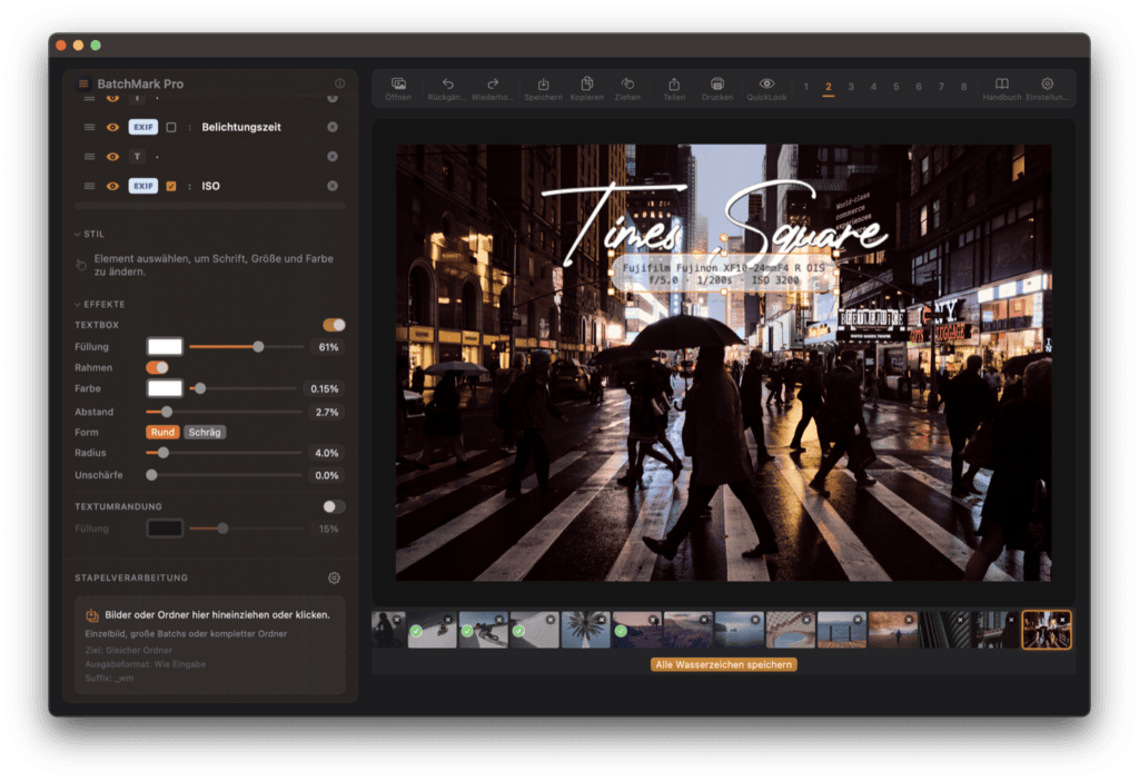 Wasserzeichen für Fotos am Mac (2026): die besten Apps und Methoden im Vergleich 11