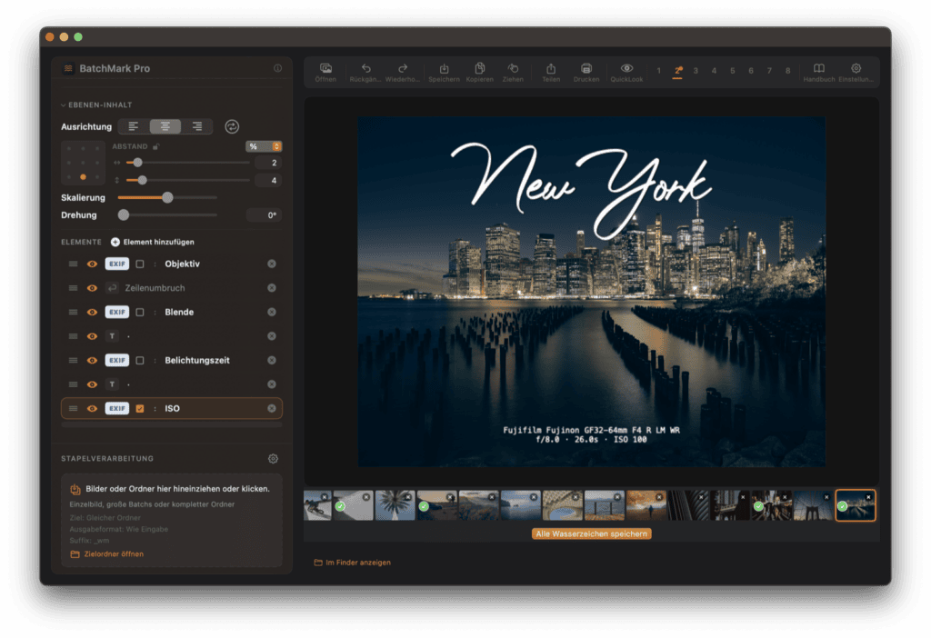Wasserzeichen für Fotos am Mac (2026): die besten Apps und Methoden im Vergleich 9